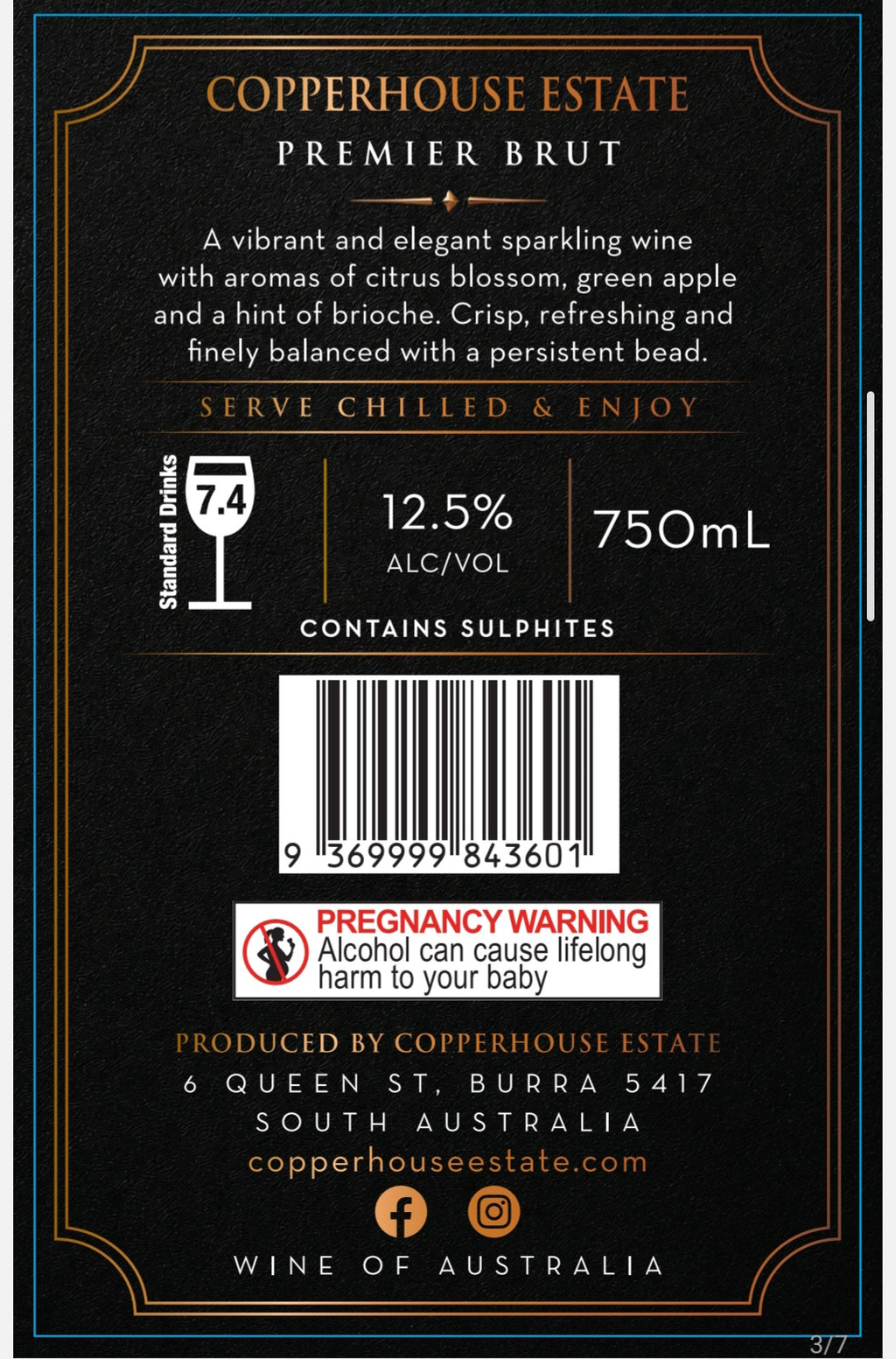 Copperhouse Estate Premier Brut