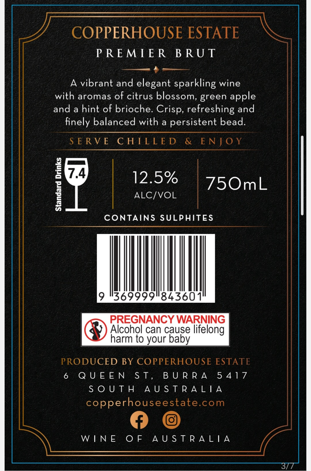 Copperhouse Estate Premier Brut